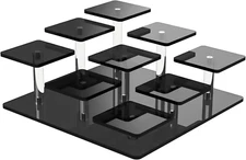 9-Tier Display Risers for Funko POP Figures Perfume Organizers Display Stand for