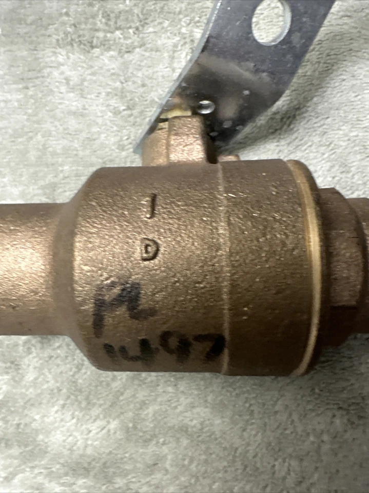Grinnell Brass Ball Valve Isolation 1” Solder 150 SWP 600 WOG - Image 4 of 4