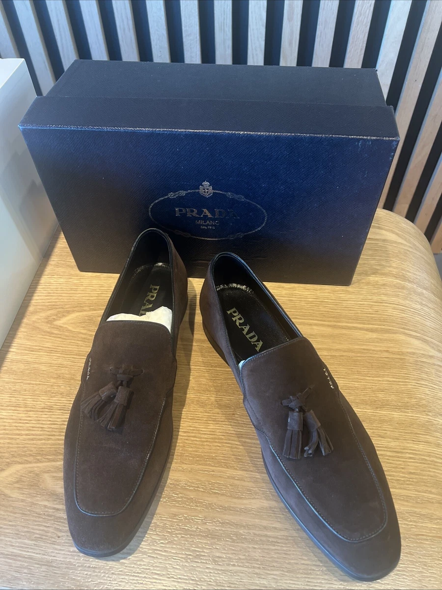 PRADA Oxford Suede Dress Shoes for Men for sale | eBay display picture 3