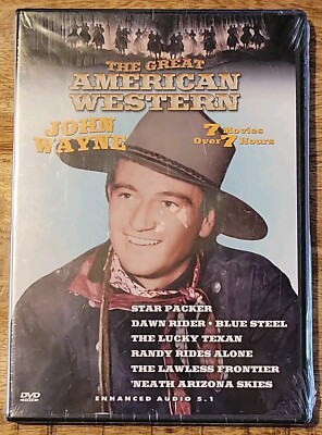 New Sealed John Wayne: The Great American Legend-7 Films (DVD, 2014) 