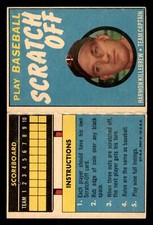 1970 Topps Scratch-Offs Baseball #11 Harmon Killebrew VG/EX
