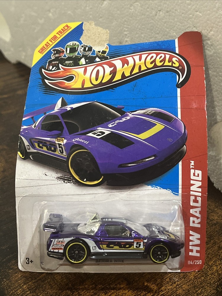Hot Wheels HW Racing 2012 Purple Acura NSX Toy Car 114/250 Collectible