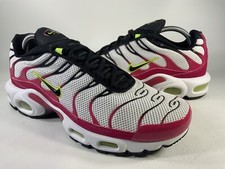 Nike Air Max Plus Tn Rush Pink Fuchsia White Black Mens Size 9 CJ9929-100