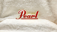 Pearl Drums Sticker Red 