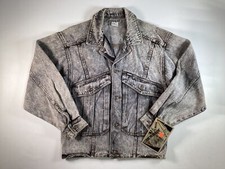 Womens Vintage Jordache Grey Denim Jean Jacket Old New Stock Small S New