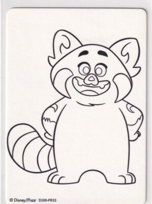 Cardfun! Joyful Disney 100 Years D100-PR33 Red Panda Mei Sketch