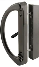 Prime-Line C 1224 Sliding Glass Patio Door Handle Set Diecast Black Mortise