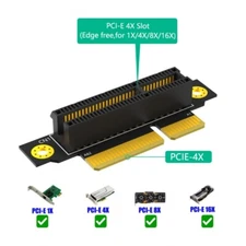 PCIE 90 Degree Reverse Risers Card Male to Female Adapters Risers Board PCIE