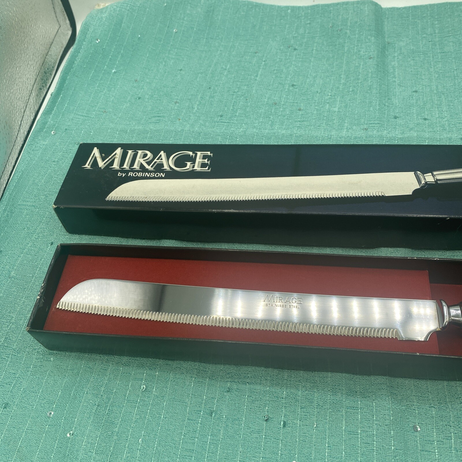Vintage New Mirage Robinson Knife Co. Japan Acrylic/StainlessSteel All Purpose