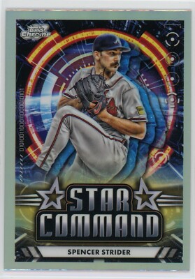 2024 Topps Cosmic Chrome Spencer Strider Star Command #SC-19 - Braves