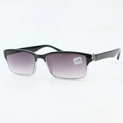 Progressive Graue Flocke Lesebrille Rechteck Herren Damen +0,75 1,5 1,75 2 2,75