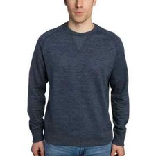 Champion Mens French Terry Crewneck navy Sweatshirt SIZE M NAVY