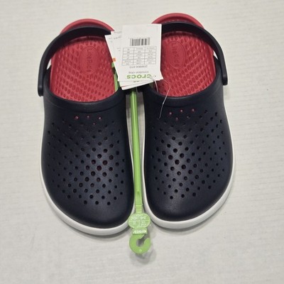 Crocs In Motion LiteRide Navy Blue Slide On Mules!!(Mens 8/Womens 10) Crocs InMotion Clogs – ShopCGX main image 2