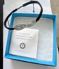 Pulsera tejida Touchstone Crystal de Swarovski Infinity