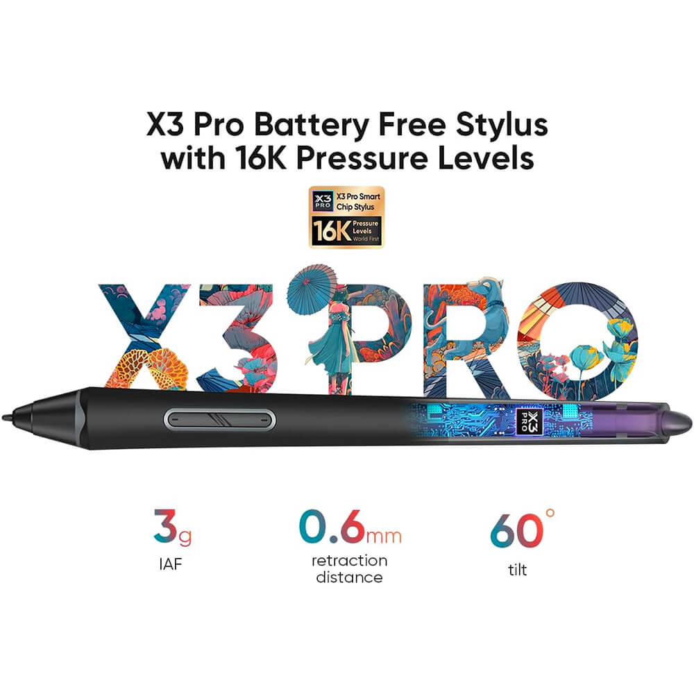 1 Set XPPen Wireless Drawing Tablet Deco Pro XLW 2nd 15 Inch Bluetooth Computer