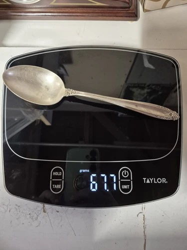 New ListingVintage International Sterling Silver Serving Spoon Floral Pattern 67.7g 9”