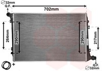 VAN Wezel KüHler, MotorküHlung 58002224 FüR Audi Seat Skoda VW