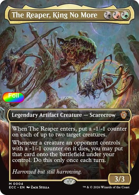 #ad Foil The Reaper King No More Borderless 4 NM Commander: Lorwyn Eclipsed $1.99