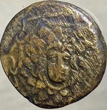 Ancient Greece Pontus Amisus Mithradates VI 85BC-65BC Greek Coin Gorgon and Nike