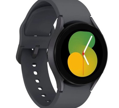 Samsung Galaxy Watch5 SM-R900 40mm Gray Aluminum Case with Graphite Sport Band 
