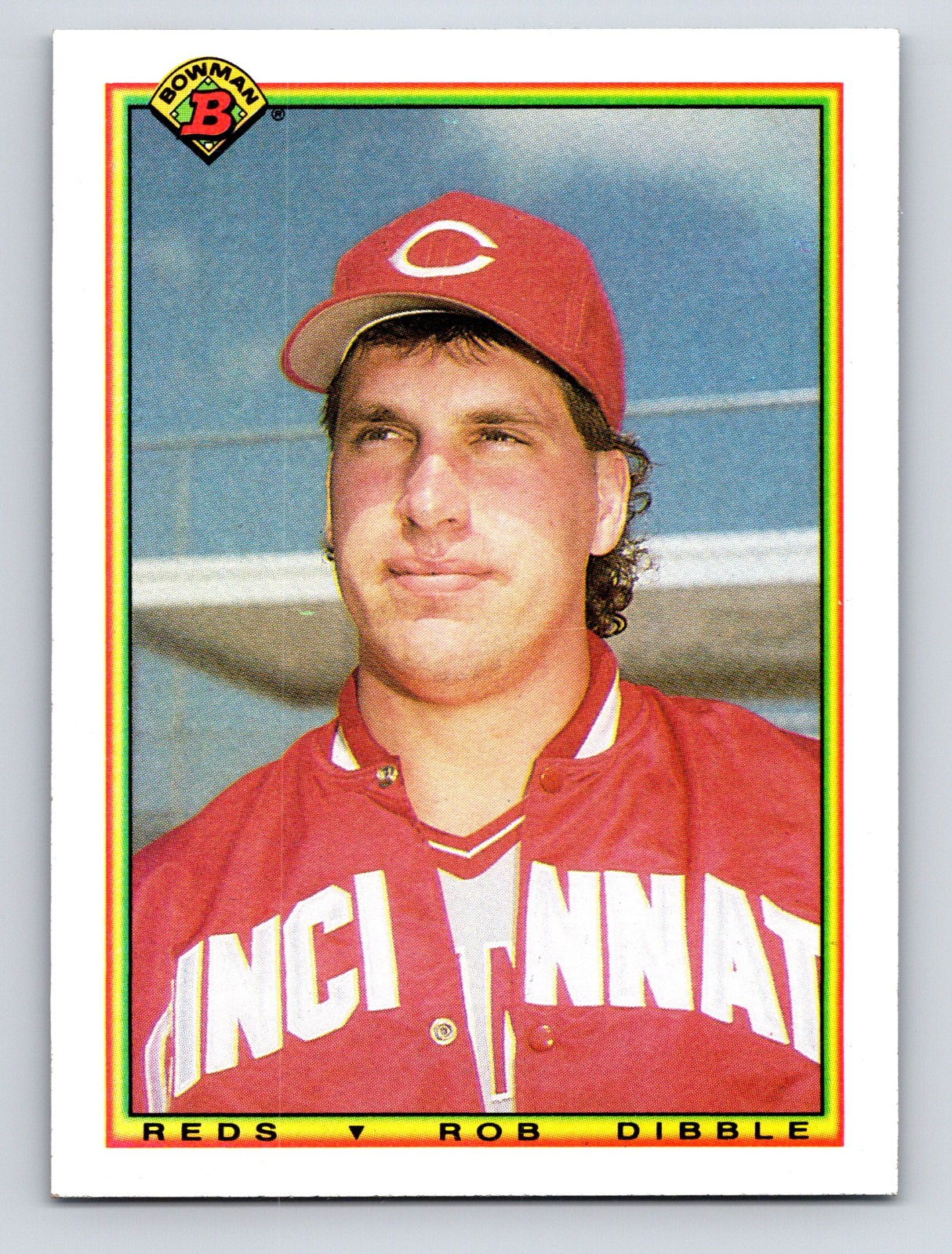 1990 Bowman - Rob Dibble #42 Cincinnati Reds Baseball Card