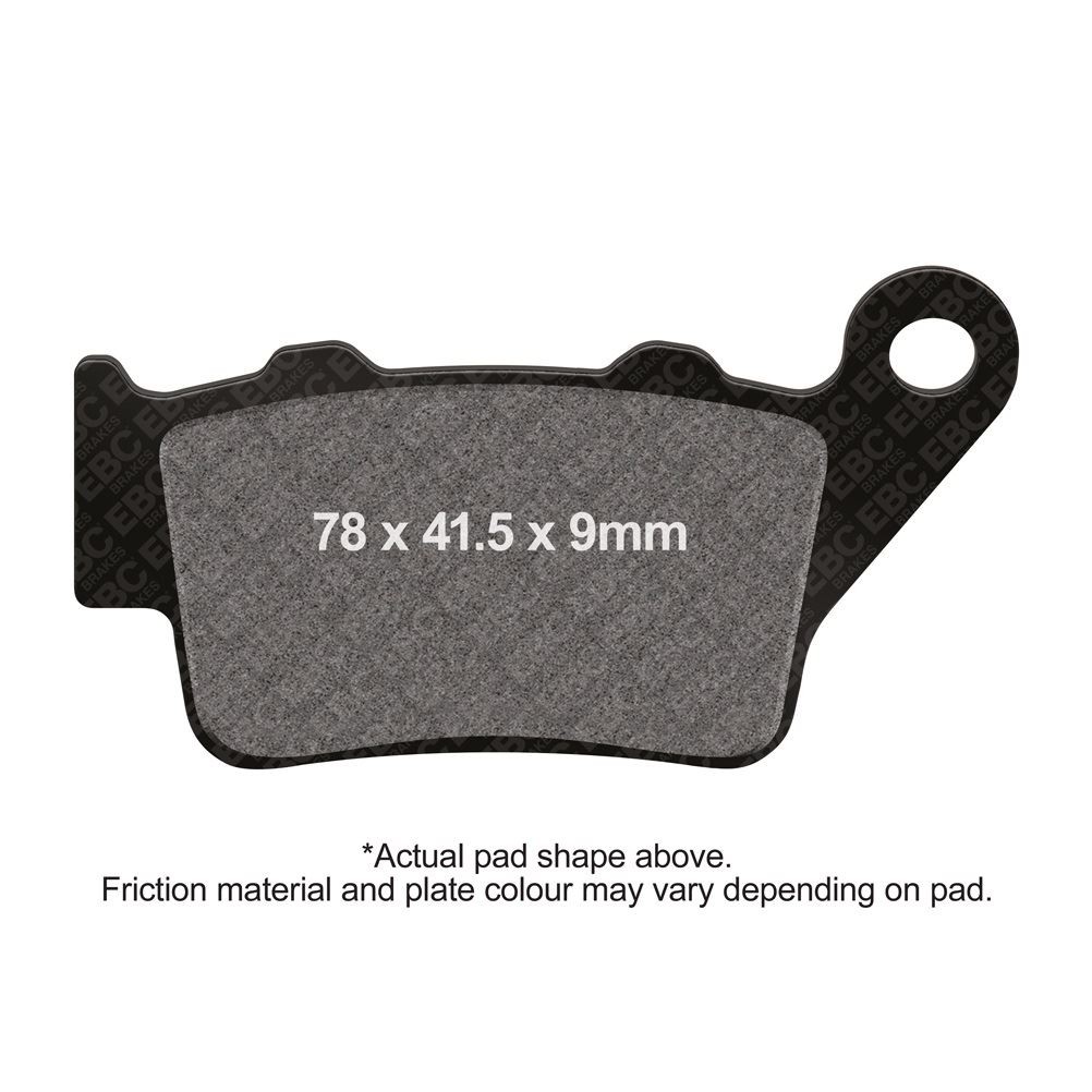 EBC HH Brake Pad Rear Left BMW F 650 GS Dakar R13 0183 Cyl ABS Front 1999 - 2003