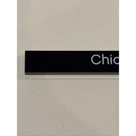 Lego Chicago Pattern Tile 1x8 Black #4162pb165 Set #21033 Chicago