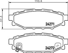 Mintex Rear Brake Pads Set For Scion Subaru Toyota Brz Crosstrek Exiga Forester