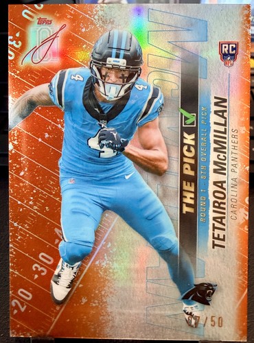 2025 Topps Signature Tetairoa McMillan Orange (RAW)