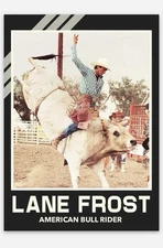 Lane Frost  Novelty Rodeo Card! American Bull Rider! USA! Rodeo! Legend