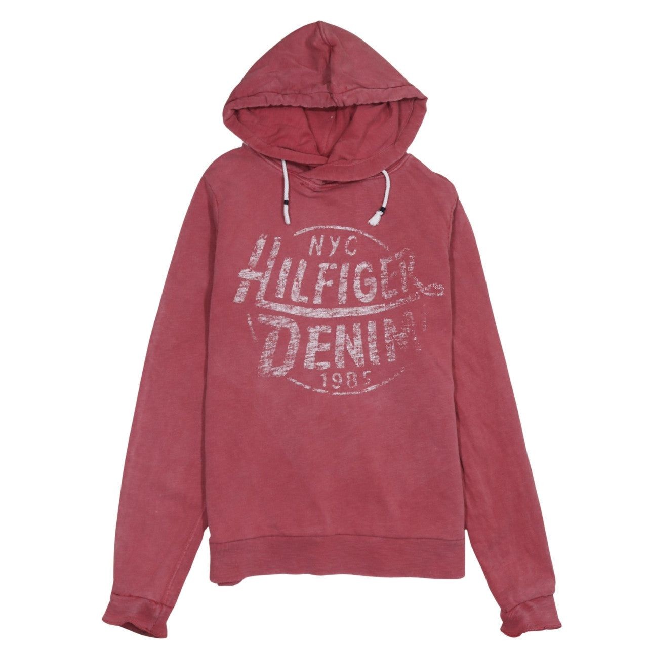 Hilfiger Denim Red Hoodie Mens M