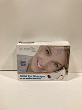 SereneLife Smart Eye Massager with Heat  Pressure Point Therapy Used