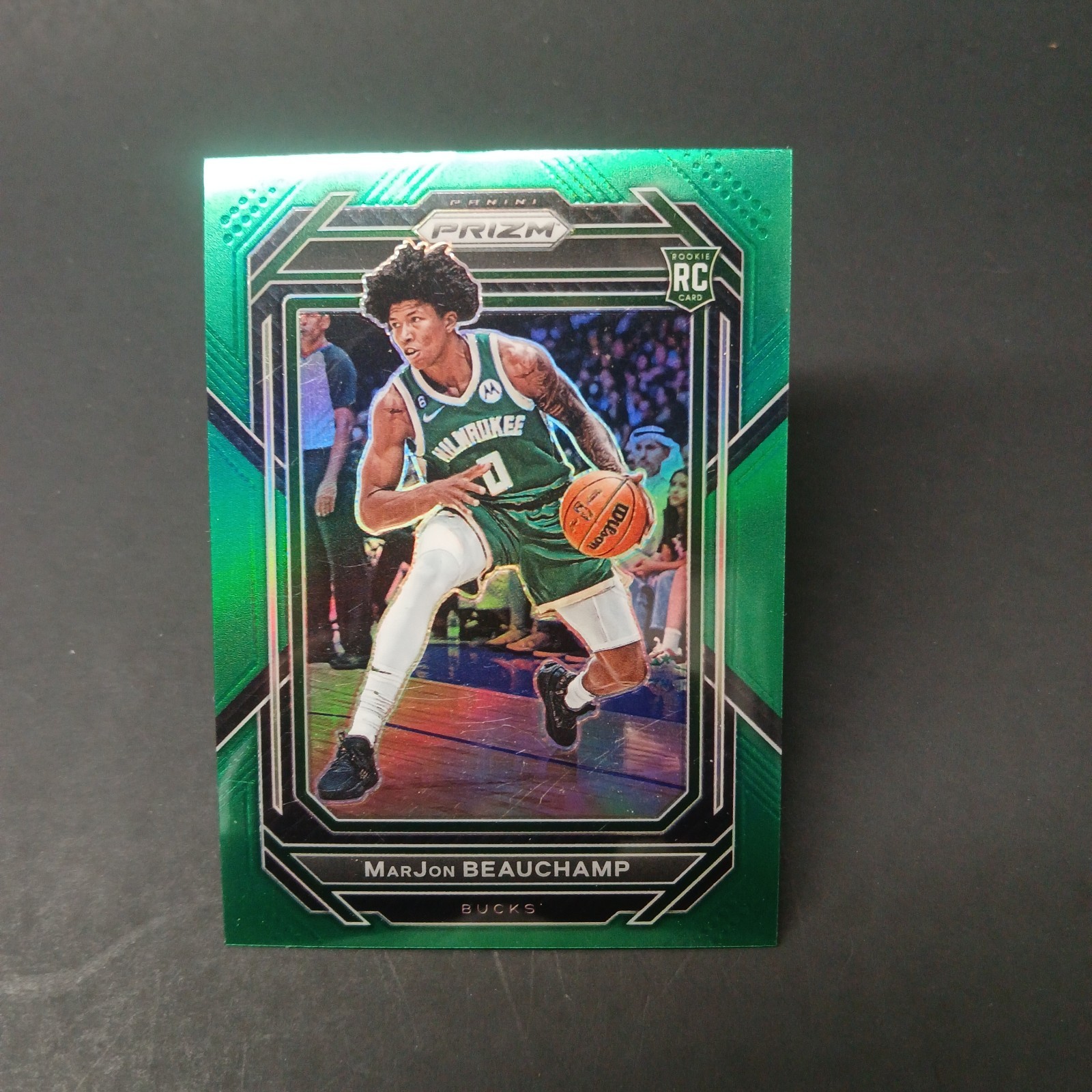2022-23 Panini Prizm - MarJon Beauchamp #268 Green Prizm (RC)