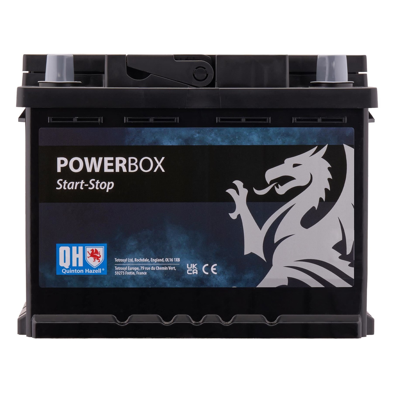 Car Battery 027 AGM 60Ah 680A CCA 12V T1 Terminal L2 Quinton Hazell QBT027AGM