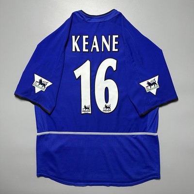 マンチェスターユナイテッド KEANE 16 NIKE Vodafone MAN UNITED NIKE 2002/2003 FOOTBALL THIRD JERSEY #16 ROY KEANE SIZE