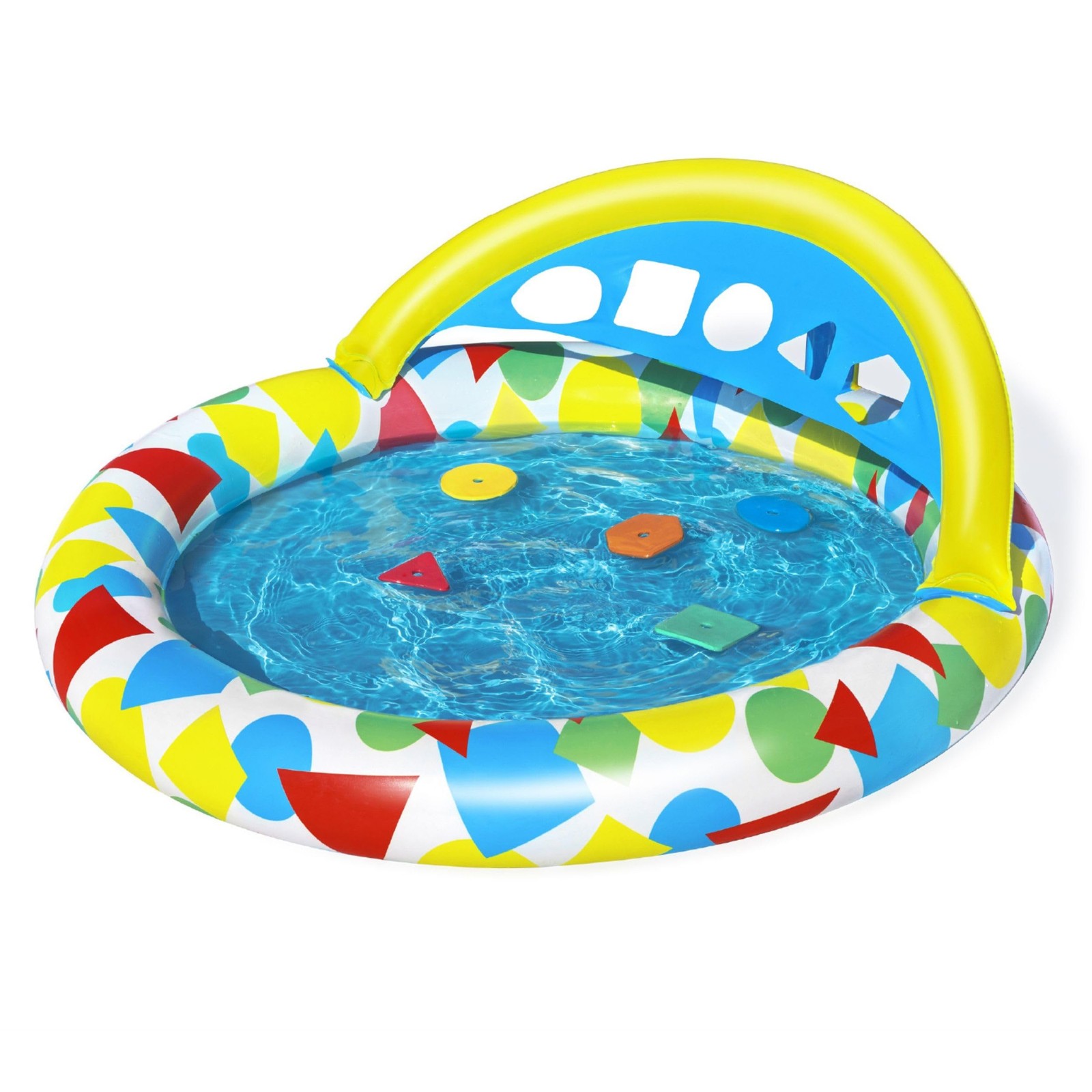 Bestway Piscina Infantil, Juego Splash & Learn para bebés y niños pequeños, Mult