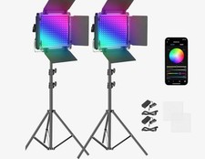 NEEWER RGB LED Video Light /w APP Control 50W 660 PRO /W BATTERIES AND CHRGER