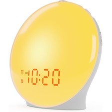 Wecker Lichtwecker LED Wake up light Tageslichtwecker Radiowecker Digital Lampe