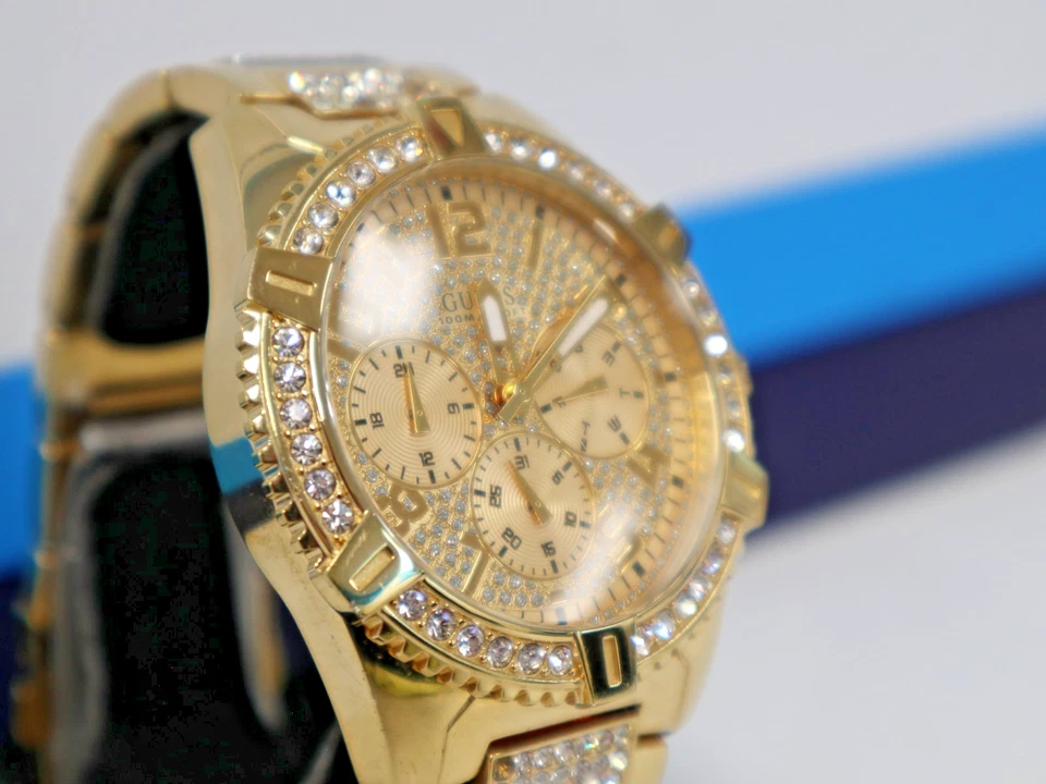 Guess Frontier Gold Men's Watch - W0799G2 - Image 3 of 4