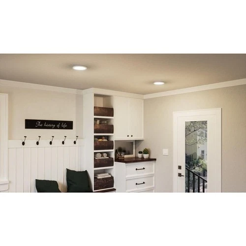Outskirts - 12W LED Flush Mount-1 Inch Tall and 7.5 Inch Wide-Fresco Finish - Picture 5 of 12