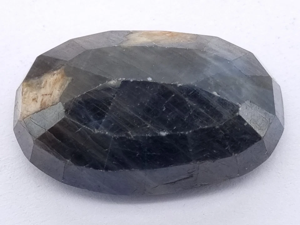 187.25 Ct Natural Untreated EGL Certified Oval Cut Bi-Color Huge Sapphire - Image 2 of 4