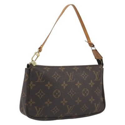 LOUIS VUITTON Mini Pochette Accessoires Accessory Pouch N41667 LV Auth 195032