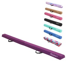 8ft Balance Beam: Folding Floor Gymnastics Equipment for Adults,Non Slip Base...