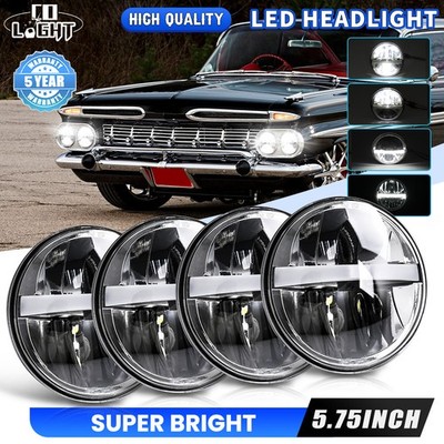 5,75'' LED Scheinwerfer Fern/Abblendlicht DRL E-Prüfzeichen für Impala El Camino