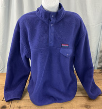 GAP Kid's Arctic Fleece Reissue 1/4 Snap Pullover Royal Blue   Youth XXL 14-16 