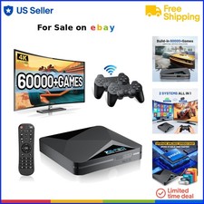 Game Console Retro EmuELEC Android 4K 60,000 Games Dual System Controller