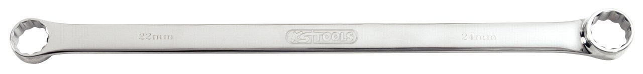 Clé polygonale extra-longue 13 x 15 mm Chrome plus 518.0824 en acier forgé