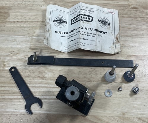Vintage Craftsman 9-25169 Router Attachment - Sharpening Tool - Parts