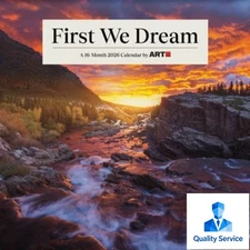 Trends International 2026 First We Dream 12"x12" Wall Calendar