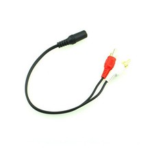 Y-Cable 3.5mm Stereo Female To 2 x Male Cable Adapter Plated Connector